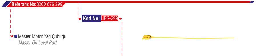 YAĞ ÇUBUĞU MASTER G9U - URS - OEM 8200676299