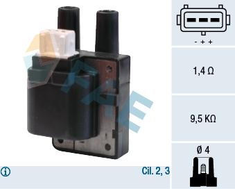 ATESLEME BOBINI CLIO II 1.4 1.6 98 05.MEGANE I 96 99.SCENIC 96 99 KANGOO 1.4 97› - FAE - OEM 7700100643