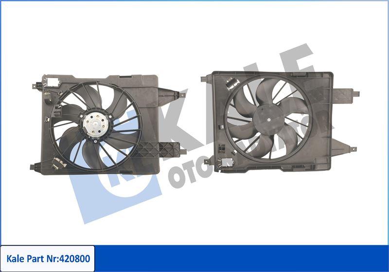 FAN MOTORU RENAULT GRAND SCÉNIC II / MEGANE II / SCÉNIC II (190W 380MM) (FAN-MOTOR-DAVLUMBAZ) - KALE RADYATOR - OEM 7701071863