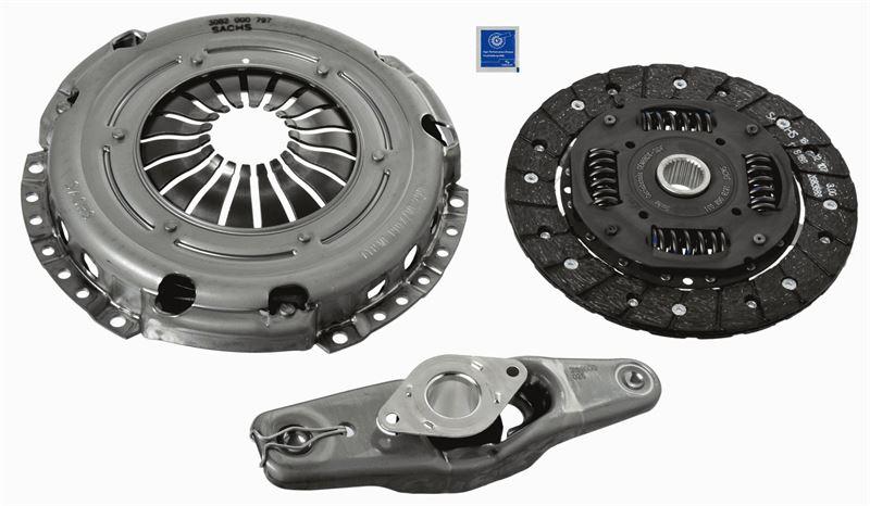 DEBRİYAJ SETİ POLO-FABIA-CORDOBA-IBIZA IV 1.2 02=> (AWY-AZQ) (190mm) - SACHS - OEM 03D141025D