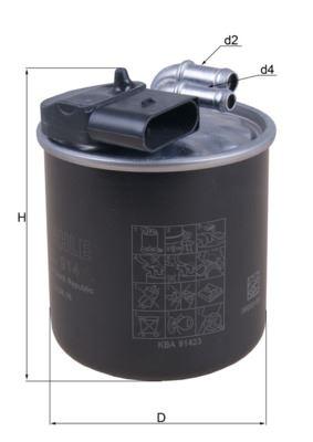 YAKIT FILTRESI MERCEDES OM651 W639 W447 W470 B906 B907 B910 - MAHLE - OEM A6510903152