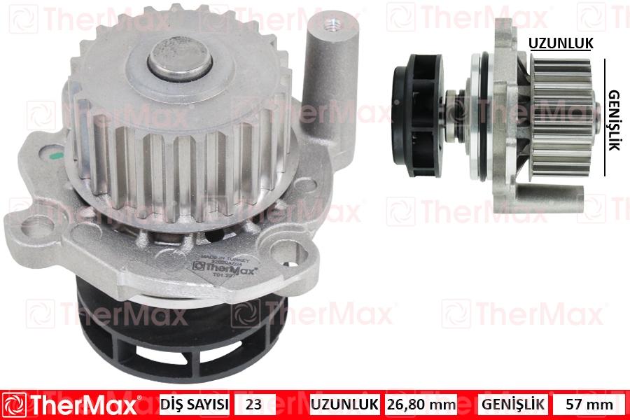 DEVİRDAİM GOLF IV-BORA-OCTAVIA-TOLEDO II-LEON-A3 1.8-20V (AGN-AJQ-BFN) - THERMAX - OEM 06A121011H