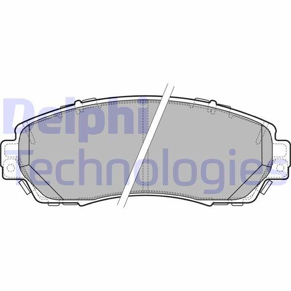 FREN BALATASI ON (141mm) CR-V 2.0I  02-06 - DELPHI - OEM 45022SHJA00