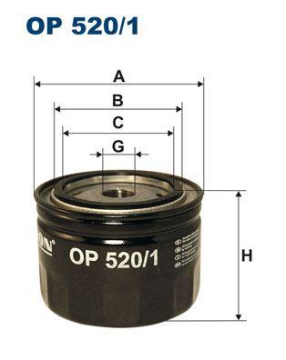 YAĞ FİLTRESİ RENAULT R9 1.4 60HP (81-89) - FILTRON - OEM 7700638670