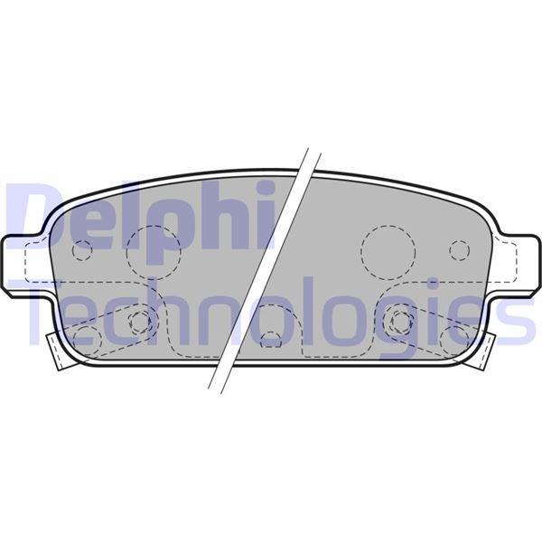ARKA FREN BALATASI ASTRA J 09> MOKKA 12> ZAFIRA C 12> CRUZE 09> TRAX 11> AVEO HB 13> - DELPHI - OEM 95516192