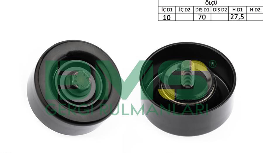 ALTERNATÖR GERGİ RULMANI ACCENT-GETZ-MATRIX-SANTAFE-TUCSON 1.5 CRDI-VGT- 2.0CRDI 01=> - BMS - OEM 2528727001