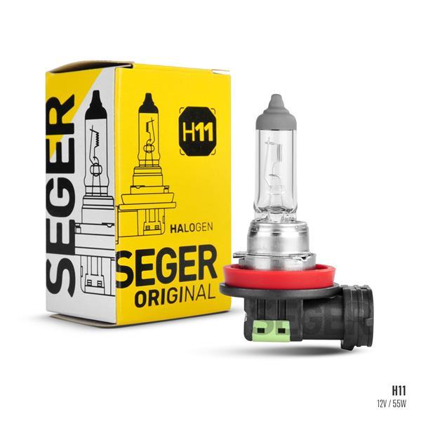 AMPUL H11 12V 55W PGJ19-2 STANDART YENİLEME (3.500K STANDART IŞIK) - SEGER - OEM 7701049263