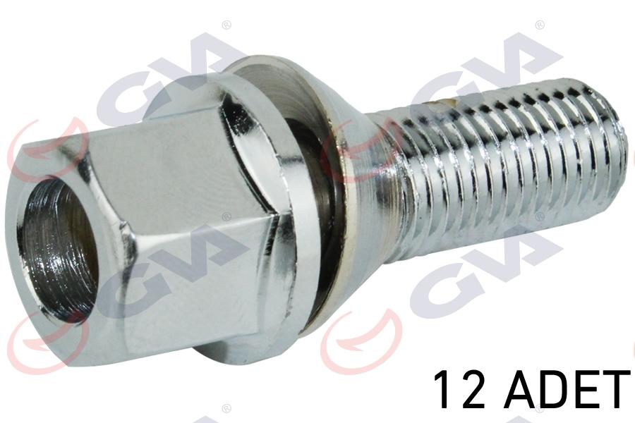 BİJON CİVATASI RENAULT MEGANE-CLIO (Y.M.)(PULLU) (PAKET 12) (FEBİ 27756) - GVA - OEM 8200473353