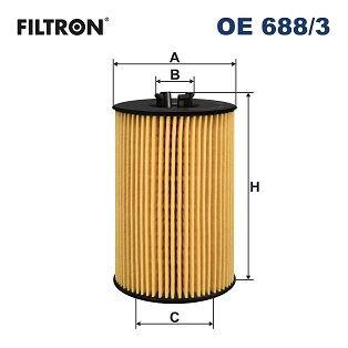 YAĞ FİLTRESİ GOLF VII-PASSAT-A3-LEON-OCTAVIA 1.6 TDİ-2.0 TDİ 2012=> - FILTRON - OEM 03N115562