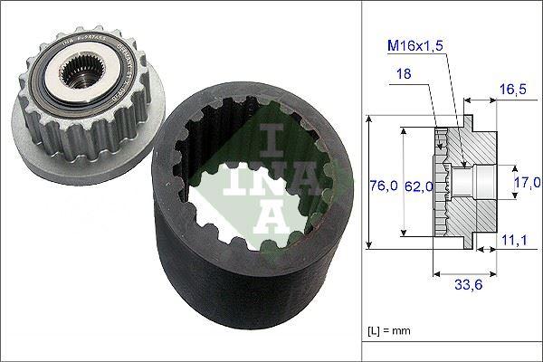 KLİMA VE DİREKSİYON POMPA KİTİ (EG1) TRANSPORTER T5 2.5 TD-TOUAREG 2.5 TDI AXD-BPJ - INA - OEM 070903201C
