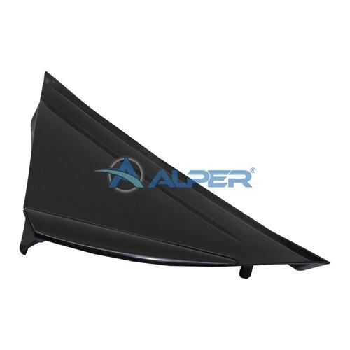 AYNA KENAR BAKALİTİ SAĞ SİYAH RENAULT MEGANE IV 15> - ALPER - OEM 638744983R
