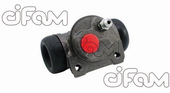 ARKA FREN SİLİNDİRİ SOL P206 1.4 (98>12) P301 12> P306 (94-01) C-ELYSEE 12> XSARA (97>05) (20,64mm) ZX 91>97 (ABS`SİZ) - CIFAM - OEM 4402.97