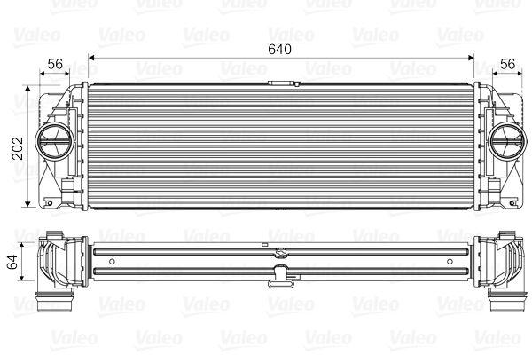 TURBOSARJ RADYATORU MERCEDES SPRINTER B906 B907 B910 . VW CRAFTER 30-35-50 - VALEO - OEM A9065010201