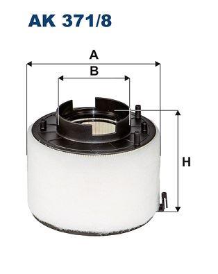 HAVA FİLTRESİ AUDİ-A4-A5 13> (CSUA-CSUB-CNHC-CAHB 2,0 TDI) - FILTRON - OEM 8K0133843L
