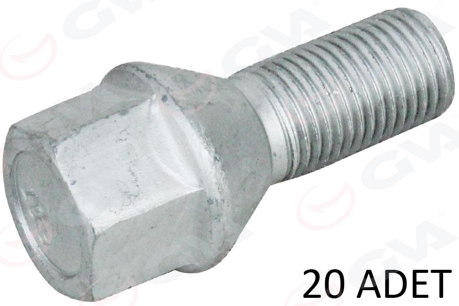 BİJON CİVATASI (GEOMET)CITROEN-FIAT-FORD-OPEL-PEUGEOT DOBLO(AA17-M12 x1.25x22)(PAKET ADET : 20) - GVA - OEM 1607370980