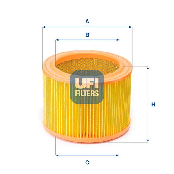 HAVA FİLTRESİ BERLINGO (96-)- P.306 (98-01)- PARTNER (96-)- XSARA (97-00) 1.8D - 1.9D - UFI - OEM 1444.F5