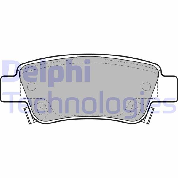 FREN BALATASI ARKA (109mm)  CRV III  07- - DELPHI - OEM 43022-SWW-G01