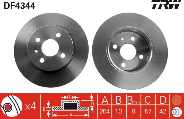 ARKA FREN DISKI AYNASI ASTRA H MERIVA 1.6 16V.1.7DTI.1.8I 16V 05/03--COMBO TOUR 1.3 CDTI 16V.1.4 10/04 - TRW - OEM 93176548