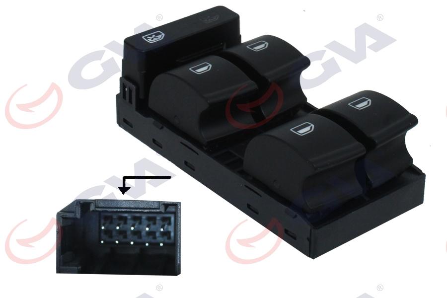 CAM ACMA KAPAMA VE EMNIYET KILIT ANAHTARI DORTLU AUDI A4 02=>08 EXEO 09=>14 - MCAR - OEM 8E0959851B