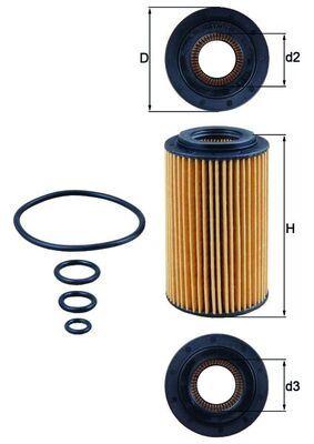 YAG FILTRESI MERCEDES M112 M113 M272 M273 W203 CL203 C219 W211 W220 W221 W163 - MAHLE - OEM A0001802609