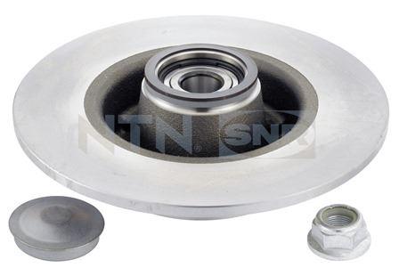 ARKA FREN AYNASI RENAULT MEGANE II 02> MODUS 04> CLIO III 05>(240x82.5x4DELİK) RULMANLI ABS SENSÖRLÜ - SNR - OEM 7701207823