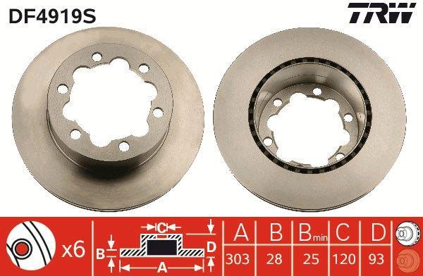 ARKA FREN DISKI AYNASI CIFT TEKER CRAFTER-SPRINTER 5T 06/06> - TRW - OEM A9074230100