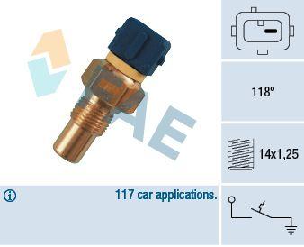 SICAKLIK MUSURU P106-P206-P205-P405-BX-ZX-AX-C2-C3 TU3JP PARTNER II-BERLINGO II-C4-P307-C3 TU5JP41.6 16V P301-C ELYSEE-P308 EC5 MOTOR SIL.KAPAKTAKI - FAE - OEM 96008159