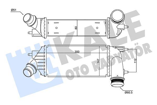 İNTERCOOLER AL/PL/BRZ C8-JUMPY-SCUDO-807-EXPERT-TOYOTA PROACE - KALE - OEM 0384P2
