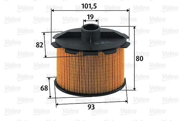 YAKIT FİLTRESİ PARTNER-P206-P306 BERLIN-JUMPY- XSARA-SCUDO-COROLLA (00-02)1.9D 98>(DW8) - VALEO - OEM 1906.48