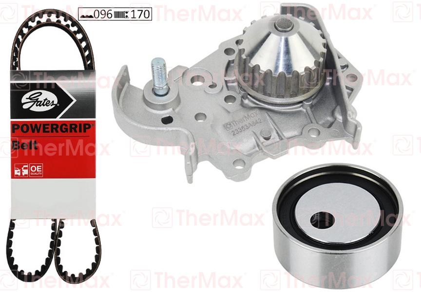 DEVİRDAİMLİ EKSANTRİK GERGİ KİTİ RENAULT CLIO II 01>KANGOO 97>MEGANE 96> DACIA LOGAN 04> SANDERO 08> SOLENZA 04> 1.4-1.6(E7J-K7J-K4M) - THERMAX - OEM 7701472725
