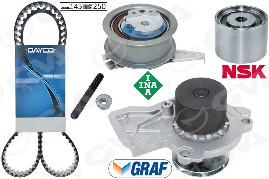 DEVİRDAİMLİ EKSANTRİK GERGİ KİTİ POLO-FABIA 14>IBIZA IV 15>A1 14>(CUSA-CUSB-CYZA-CYZB) - GVA - OEM 04L109119D