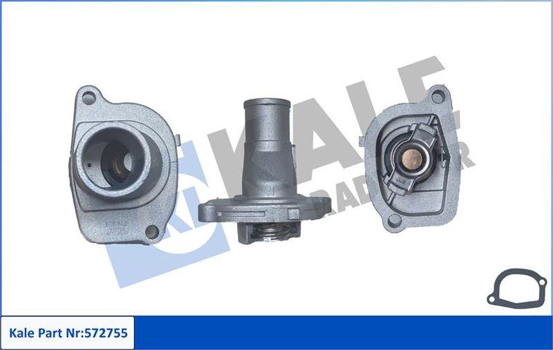TERMOSTAT+FLANŞ 87°C FIAT ALBEA-CINQUECENTO-DOBLO-PALIO-PANDA-PUNTO-SEICENTO-STRADA-TIPO-UNO-LANCIA Y-LANCIA Y10-LANCIA YPSILON - KALE - OEM 7545958