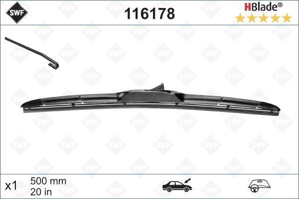 SİLECEK (SWF) (50cm) (x1) DISCOVERY SPORT 15=> RANGEROVER SPORT TOYOTA LANDCRUISER 09=> KIA SORENTO - VALEO - OEM 76630SZTG01