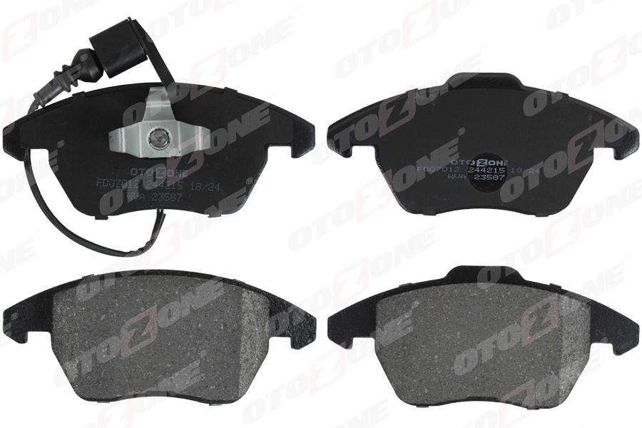 ÖN BALATA FİŞLİ CADDY III 04=> GOLF IV V VI 97=> JETTA PASSAT 05=> POLO 09=> OCTAVIA 04=> - OTOZONE - OEM 1K0698151