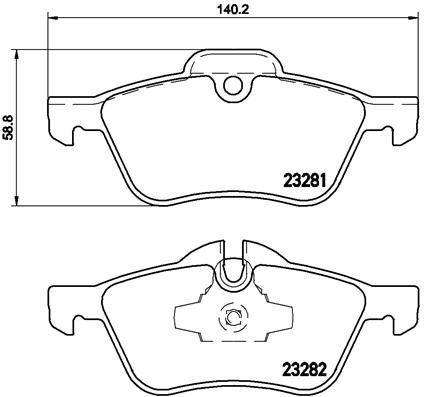 FREN BALATASI ON MINI R50 R52 R53 - VALEO - OEM 34116770332