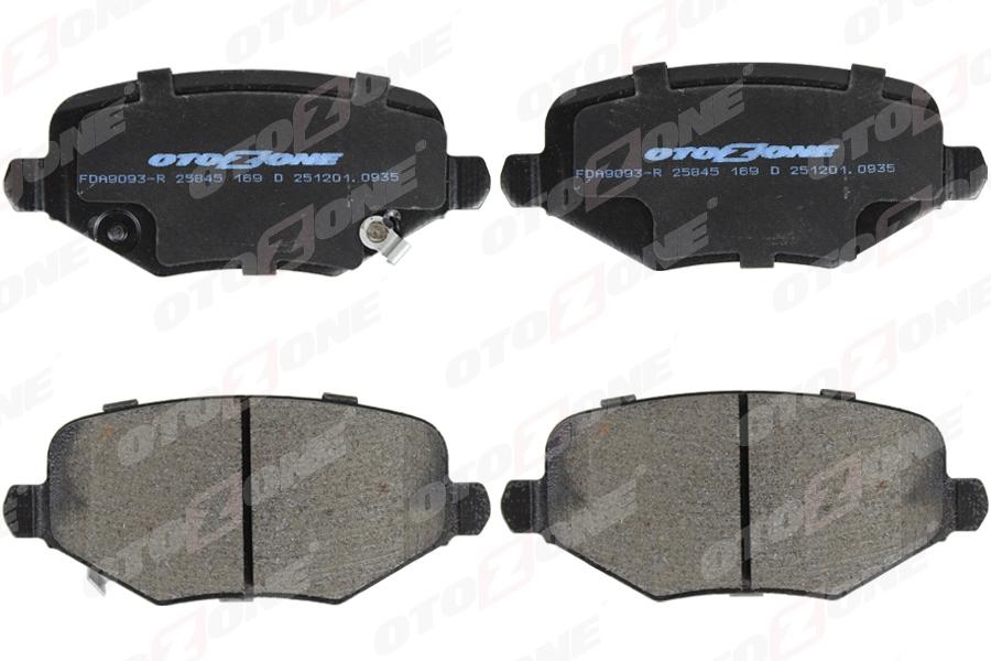 DİSK FREN BALATASI ARKA FREEMONT 2011>JOURNEY 2008>GRAND VOYAGER V 2007> - OTOZONE - OEM K68029887AA