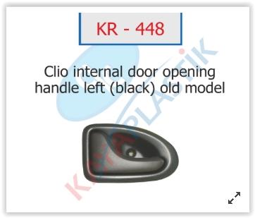 KAPI IC ACMA KOLU SOL < SIYAH > < ESKI MODEL > CLIO - KAYA - OEM 7700830078
