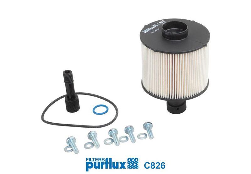YAKIT FILTRESI CLIO IV CAPTUR LOGAN II SANDERO II DOKKER 1.5DCI 12-> - PURFLUX - OEM A6070900752