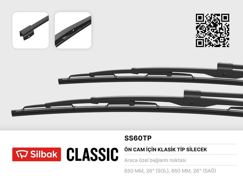 SİLECEK SÜPÜRGESİ 650MM MAGIRUS M2000-03-04 OTOKAR MINIBUS - SILBAK