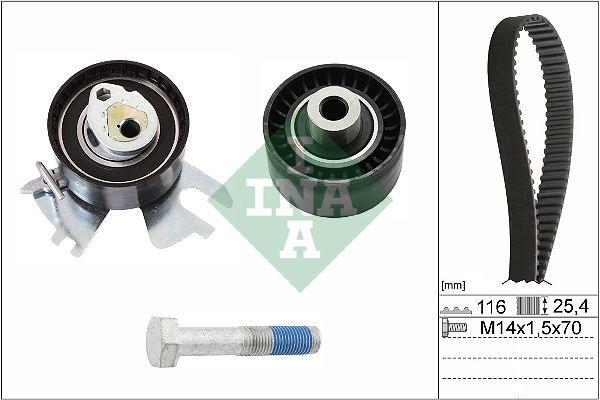 EKSANTRİK GERGİ KİTİ (116x254) P307-P308-P407-P508-P807-EXPERT--C4-C5-C8-JUMPY-SCUDO-FOCUSII- CMAX 2.0D-2.0HDI K015606XS - INA - OEM 0831.K0