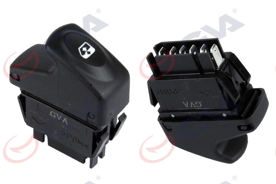 CAM AÇMA ANAHTARI SOL MEGANE I-CLIO II-KANGOO (98-05) (6 FİŞ-TEKLİ) - GVA - OEM 7700429998