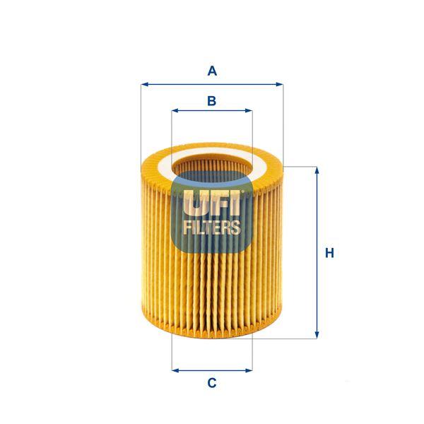 YAG FILTRESI BMW N20 F10 F20 F30 F22 F32 F34 F36 E84 E89 - UFI - OEM 11427953125