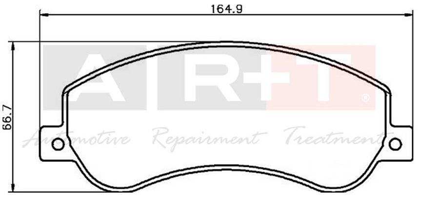 FREN BALATASI ON WVA 24484 TRANSIT V347 06- TOURNEO 06-14 AMAROK TEK IKAZ KABLOLU - ART BALATA - OEM 6C112K021B9A