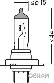AMPUL 12V H7 55W - OSRAM - OEM 009600060000