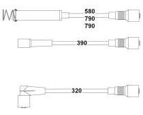 BUJİ KABLOSU TAKIMI (LPG`Lİ) OPEL VECTRA A-ASTRA F-KADETT E 1.8-2.0 8V (18SV-18SE-C18NZ-C20NE) - HELLUX - OEM 1612537