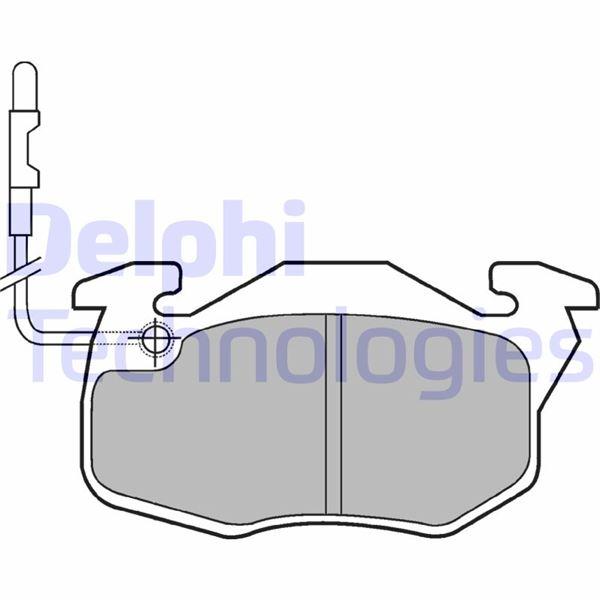 ÖN BALATA R9-R11-R19 CLIO-EXP-P106-P206 - DELPHI - OEM 7711130034