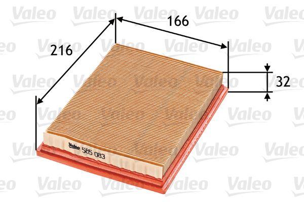 HAVA FILTRESI FORD FIESTA V 01>08 FUSION 01>12 1.25 -1.4 16V MAZDA II 03> ZETEC - VALEO - OEM 2S619601C1A