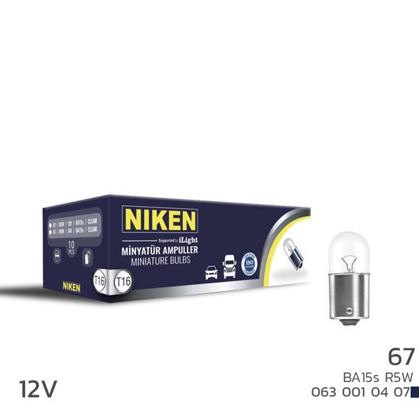 NIKEN T16 MINYATUR AMPUL R5W BA15S (12V) 10LU - NIKEN