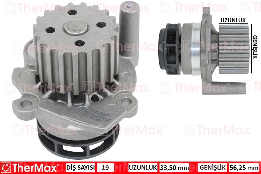 DEVİRDAİM CADDY-GOLF 5-JETTA-PASSAT-POLO-TRANSPORTER T5-FABIA-OCTAVIA-IBIZA 1.9TDI(AXB-BJB-BXE)04-10 - THERMAX - OEM 045121011F