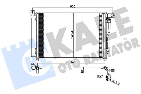 KLİMA RADYATÖRÜ (KONDENSER) HYUNDAI ACCENT ERA 1,5 - KALE - OEM 976061E300